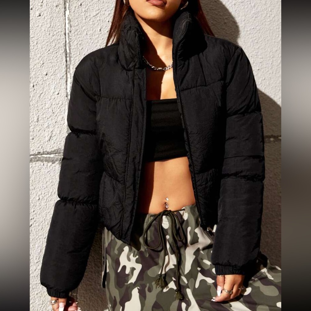 Cozy zip up puffer jacket - Picture 5 of 7